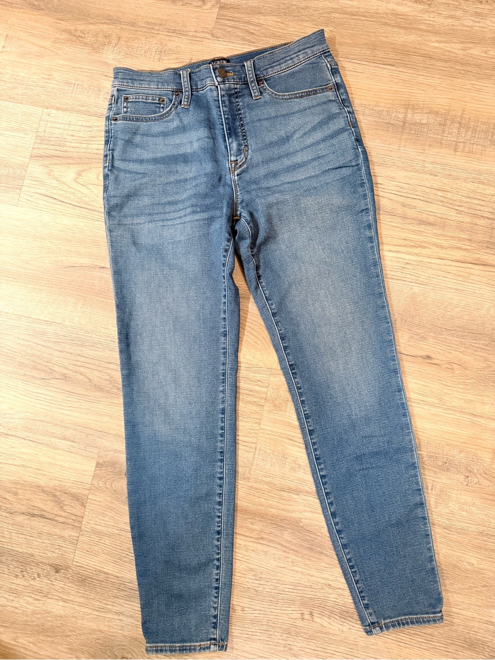 J. Crew Women's Skinny Jeans in Medium Blue Wash